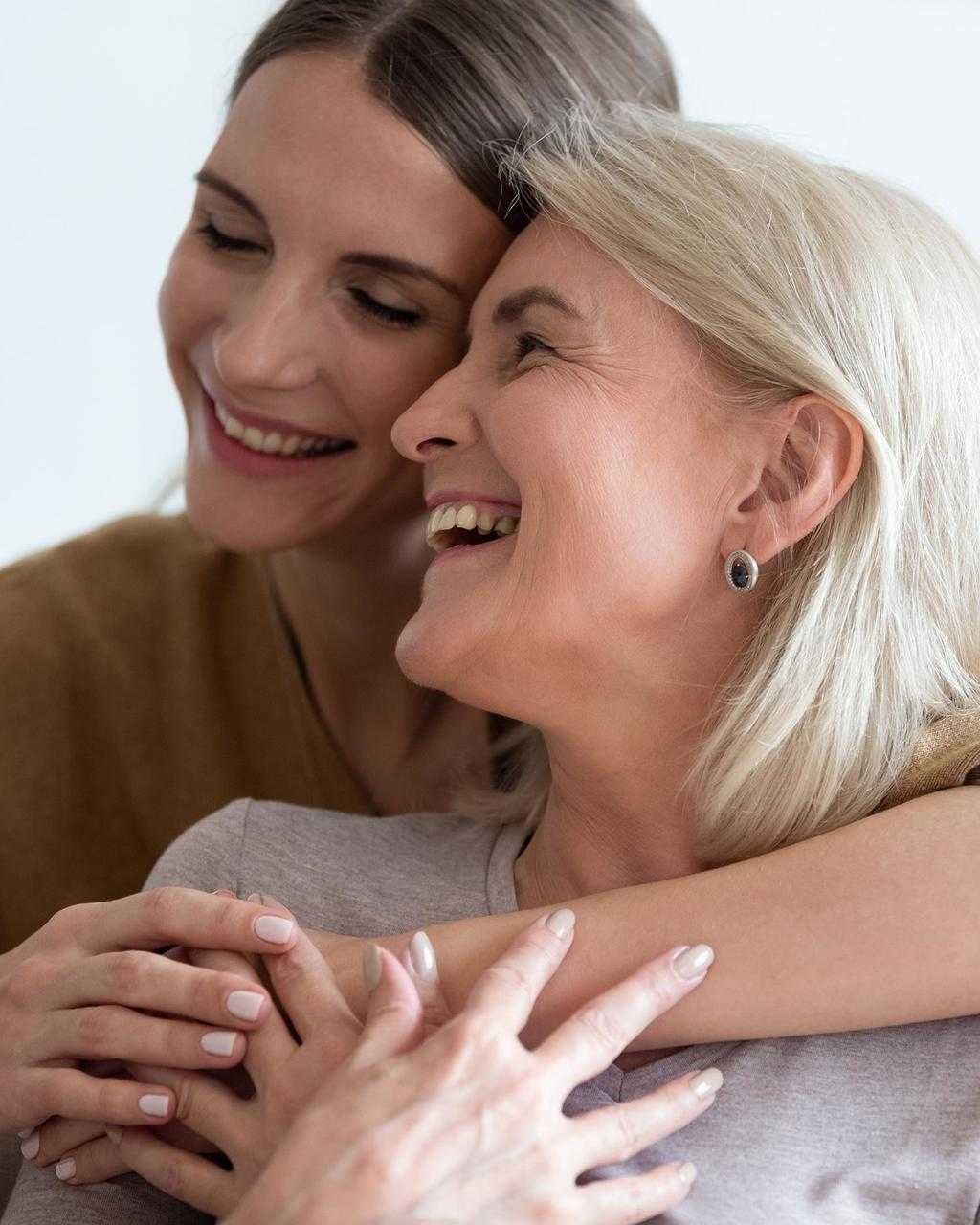 A woman and her mother