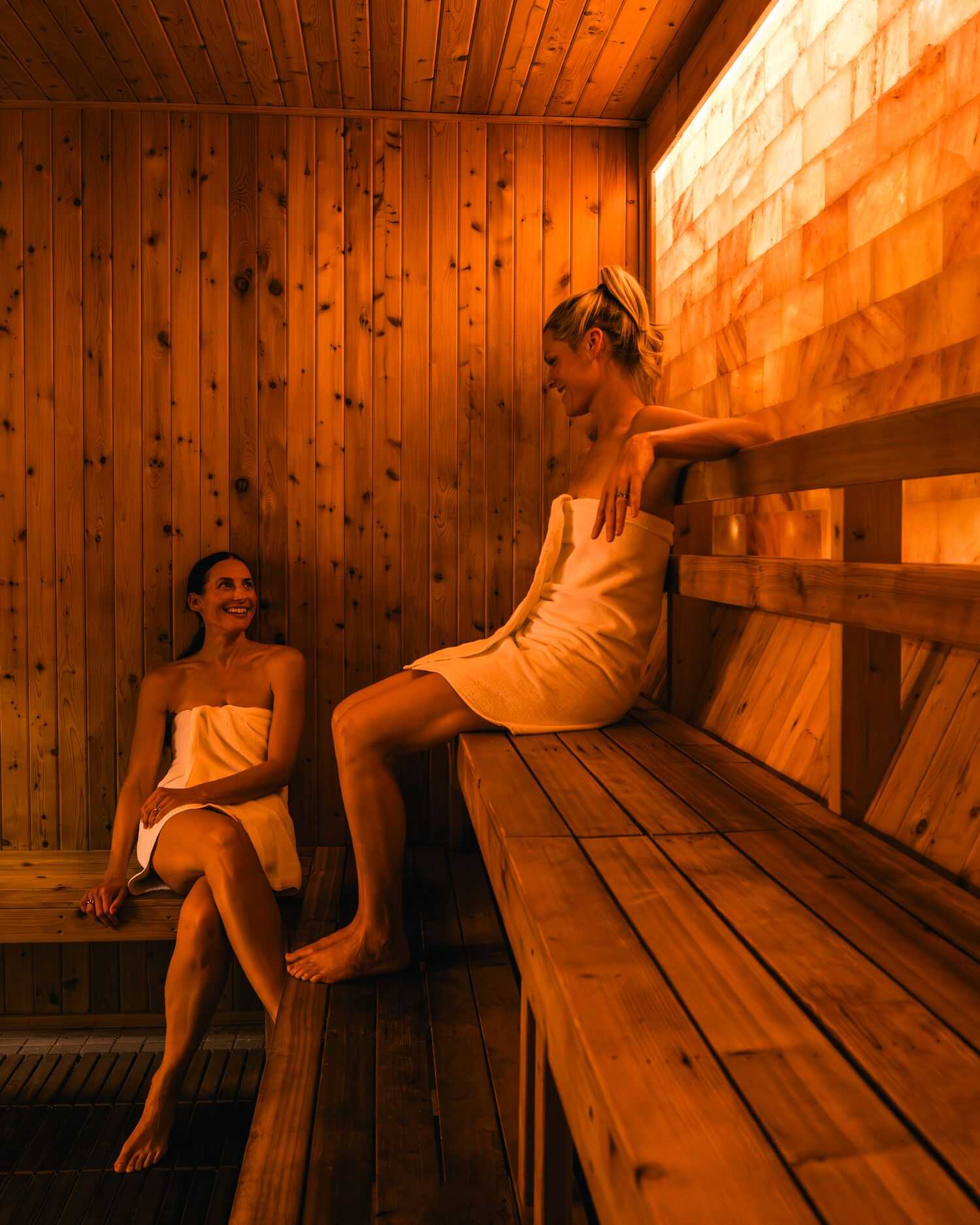 A woman getting a facial