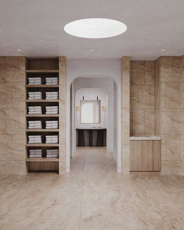 The Canyon Ranch locker room