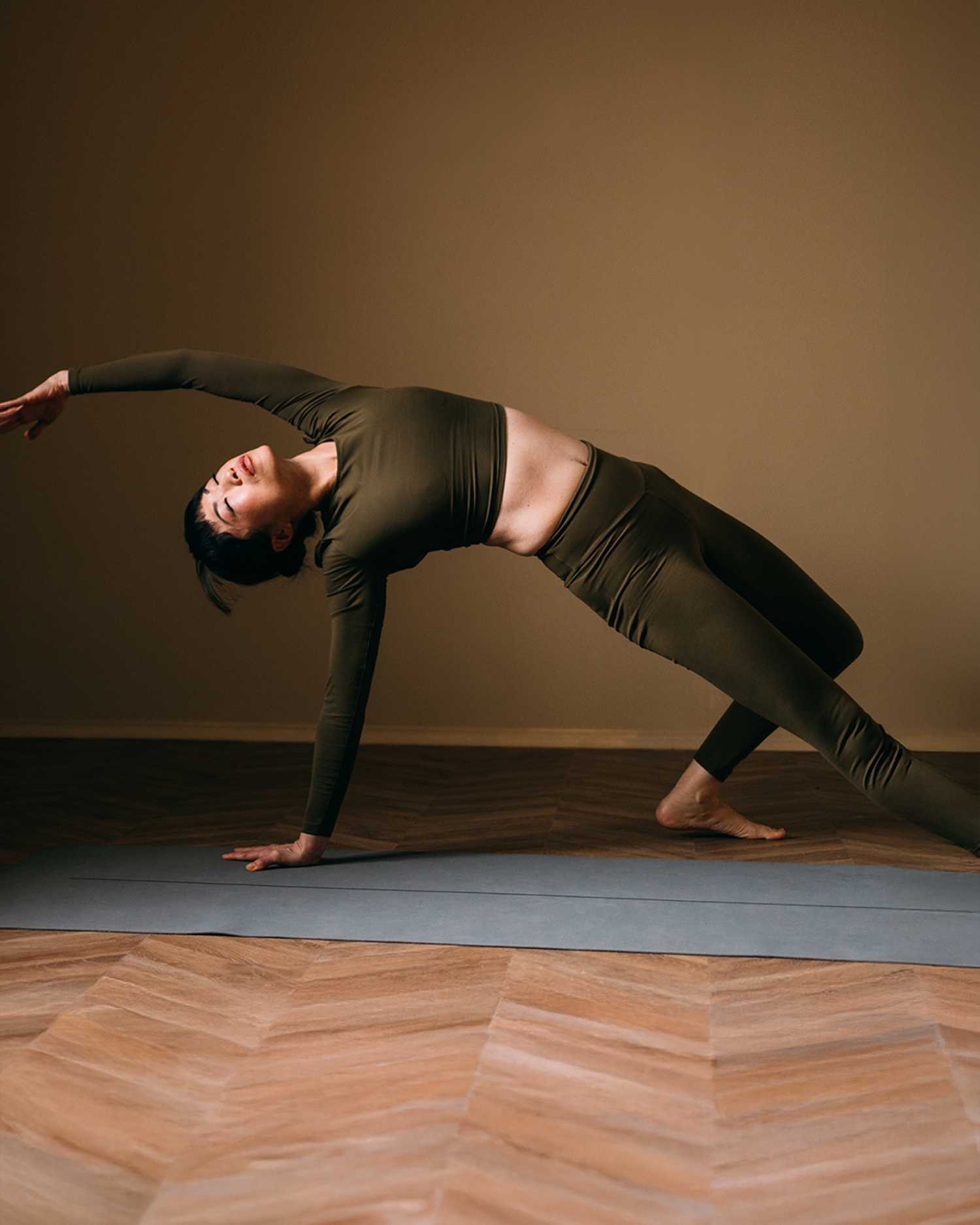 a woman doing yoga at Canyon Ranch Lenox