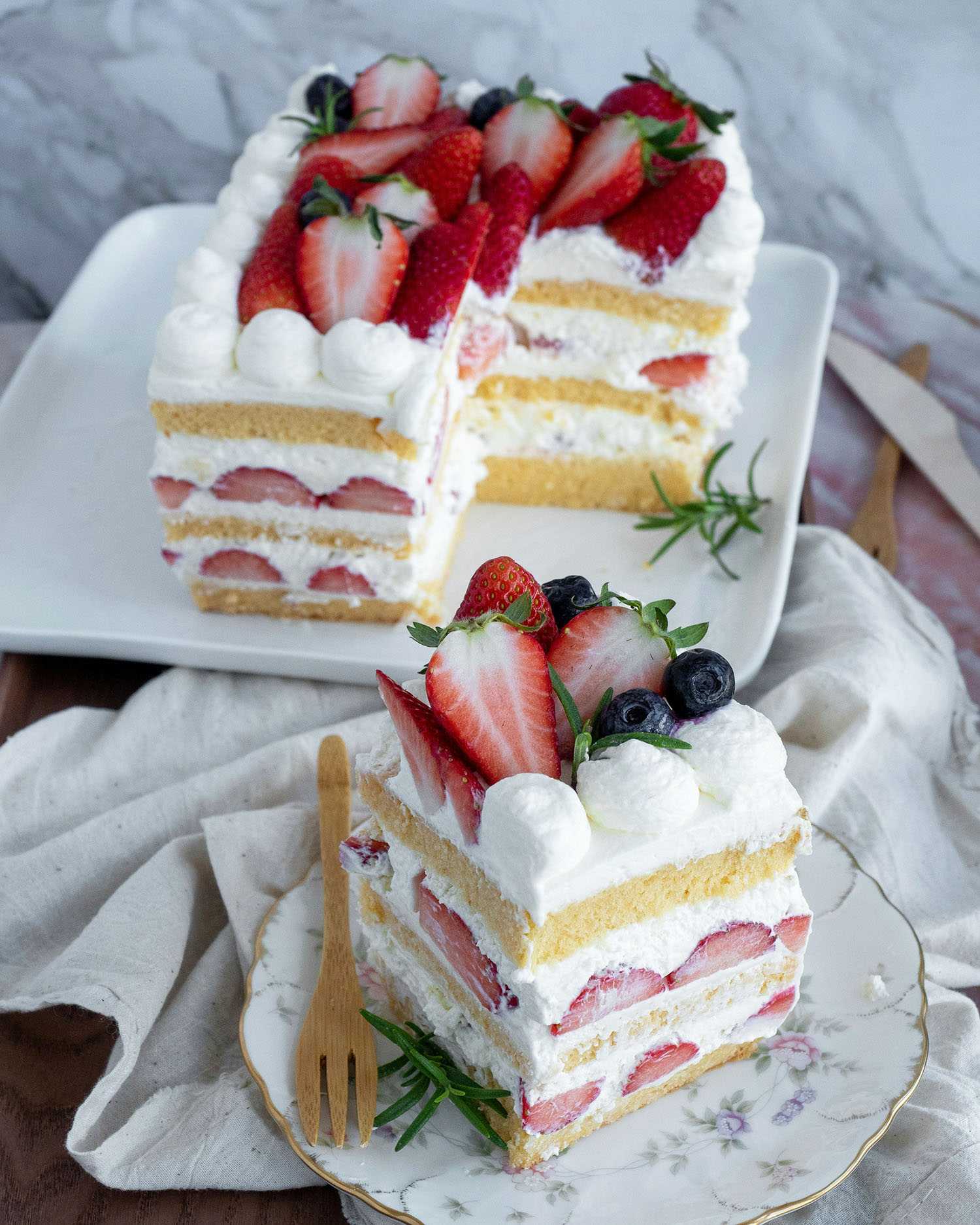 Strawberry Tres Leches Cake