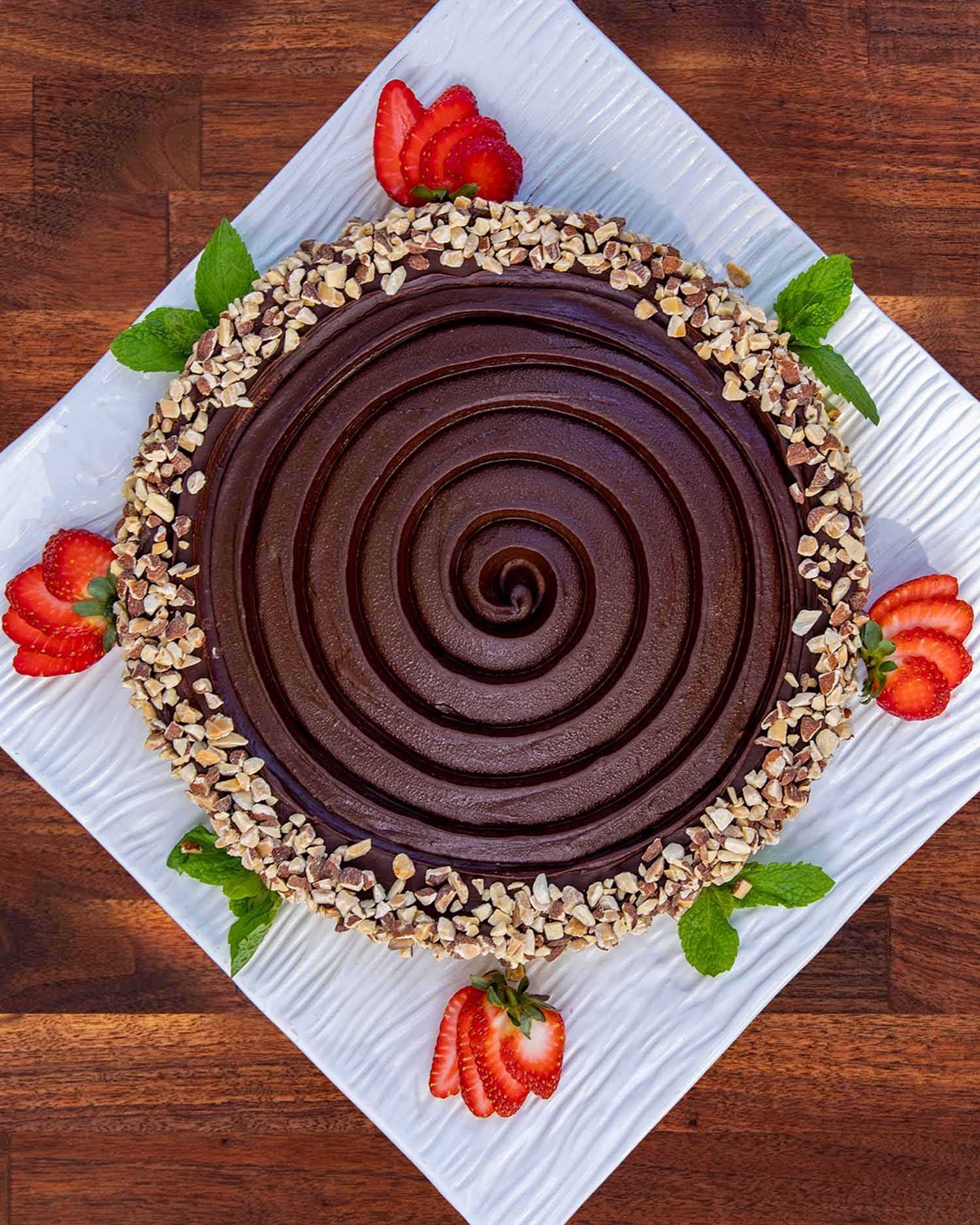 Triple Chocolate Torte