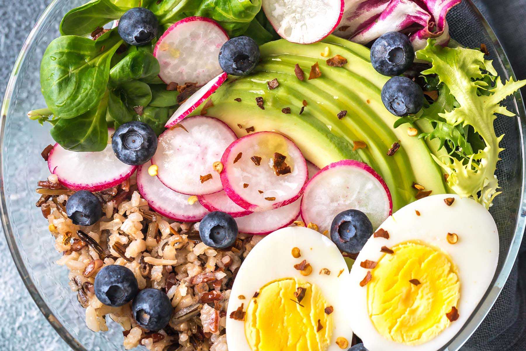 a bowl of the Fall Market Salad
