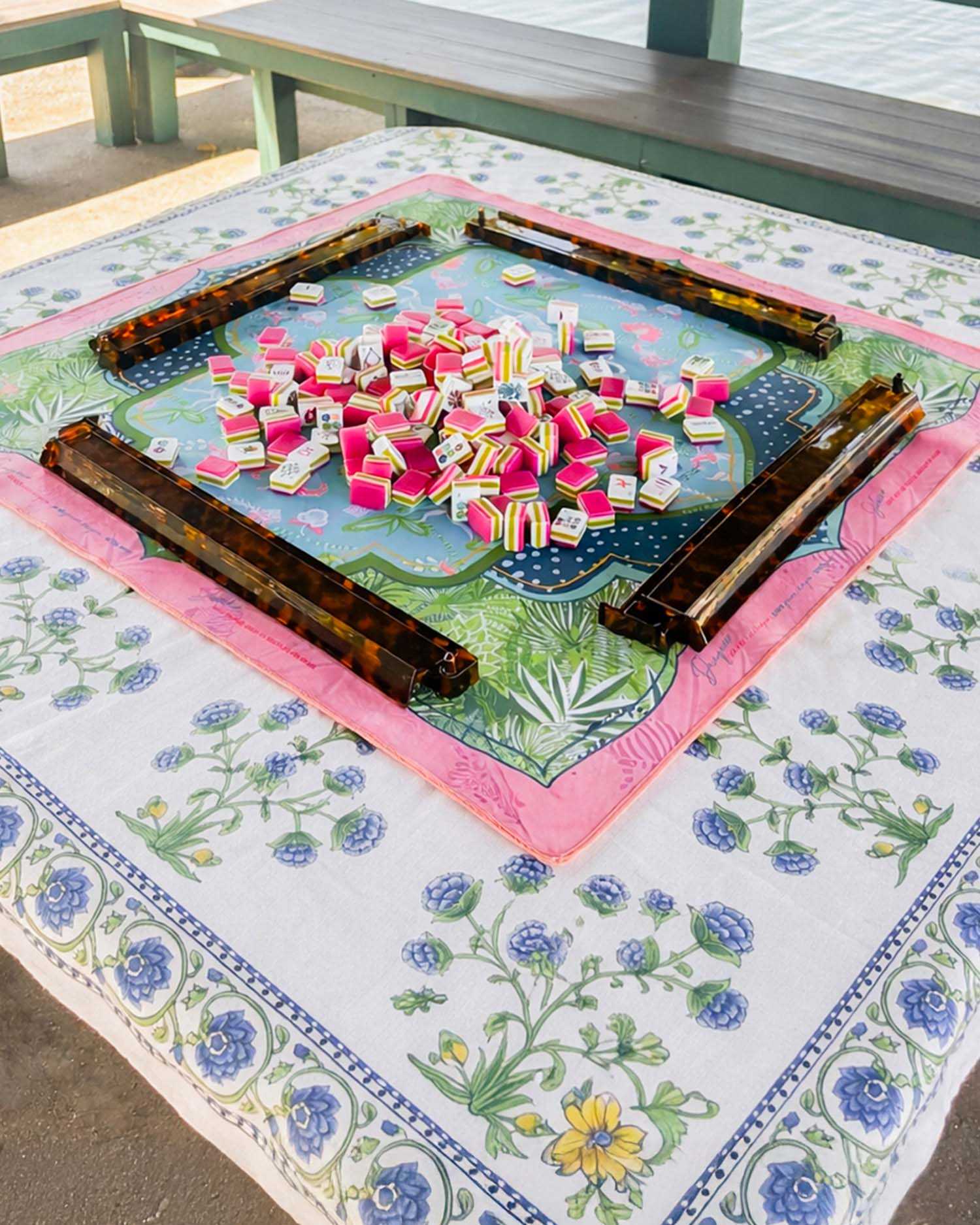 a display of Mahjong Pieces