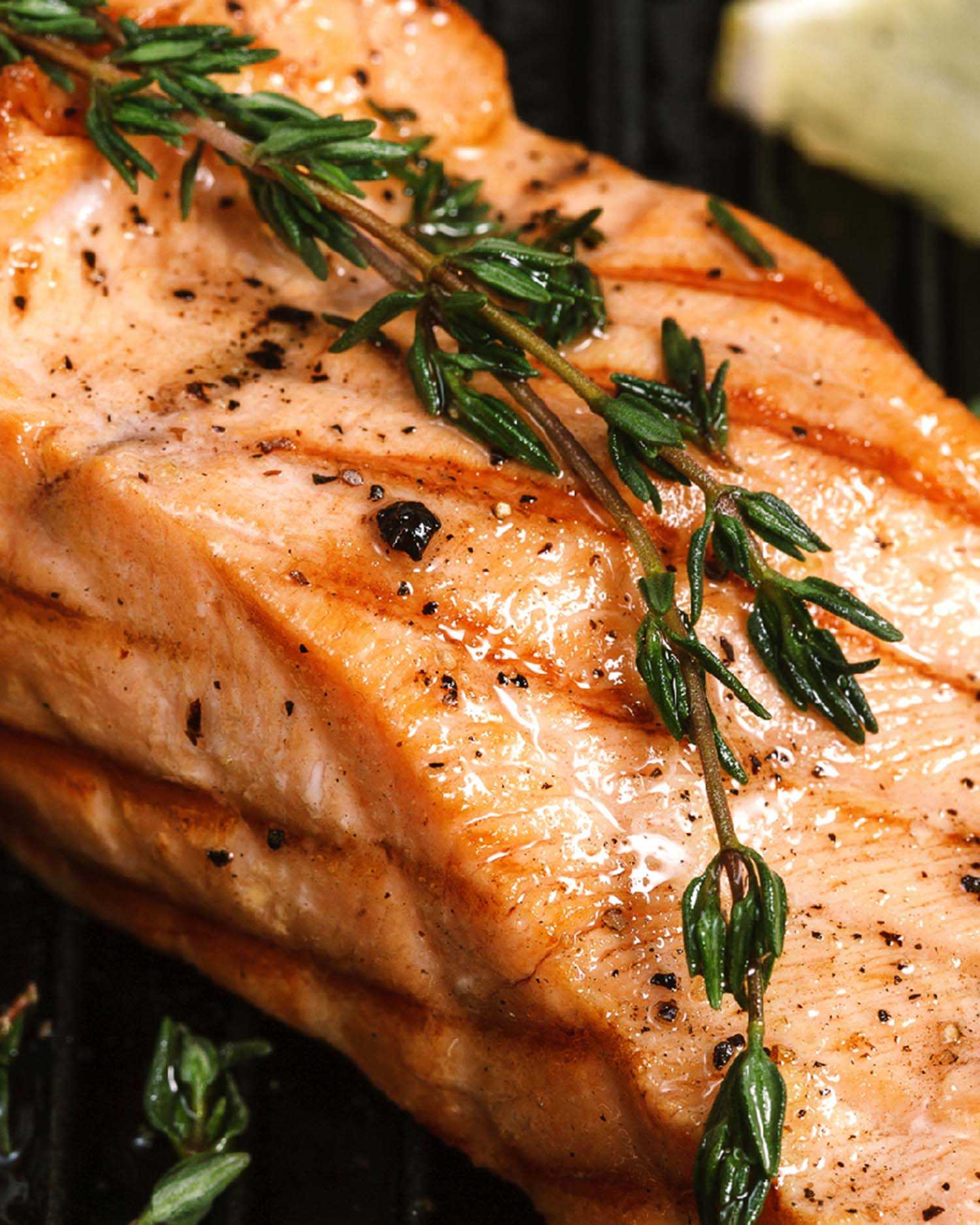 Seared Salmon with Nopales en Escabeche