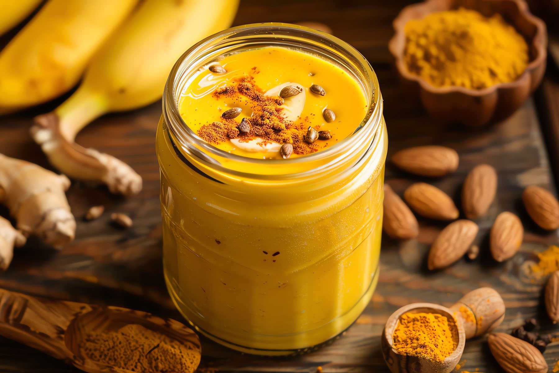 Golden Banana Smoothie 