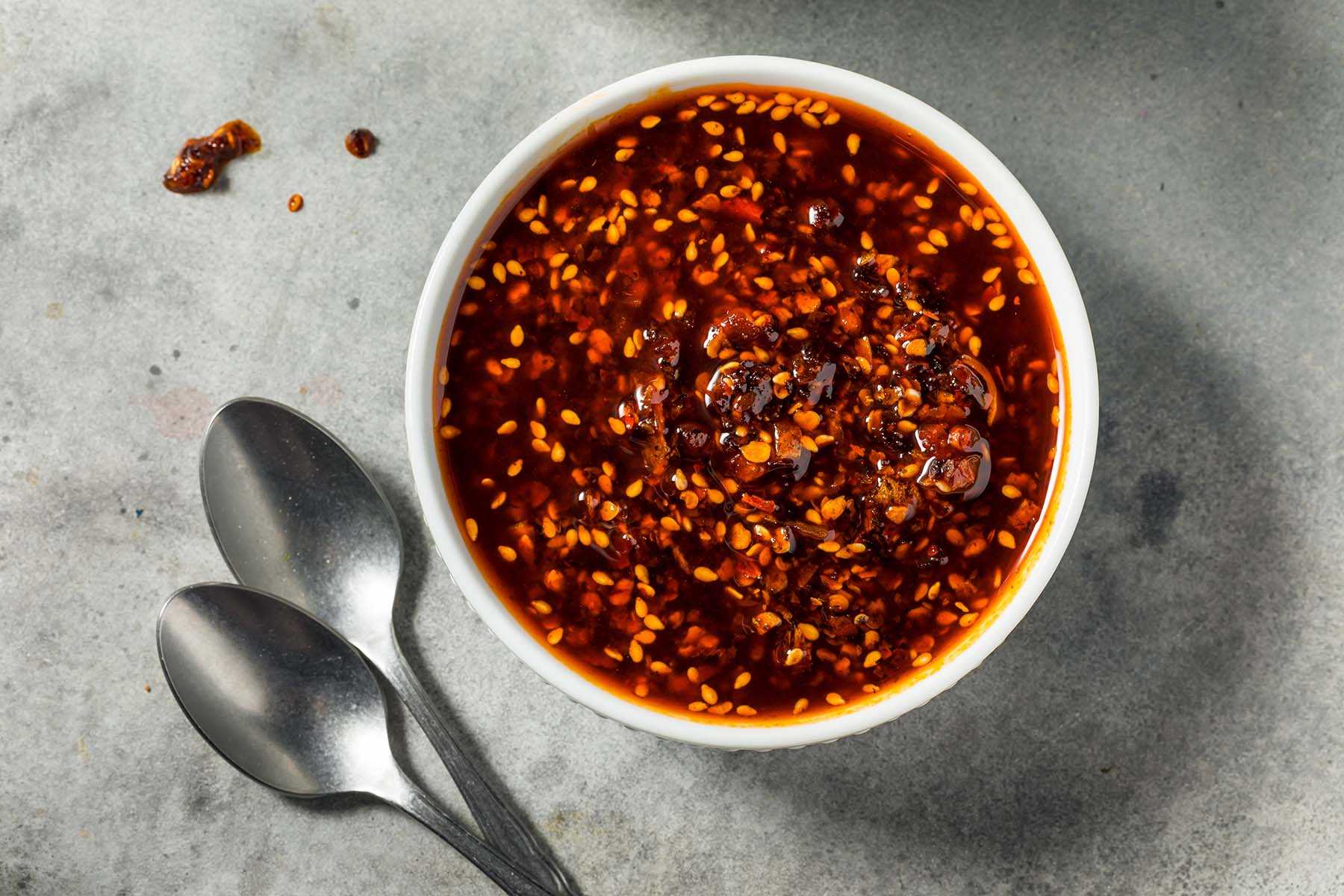 a bowl of Chili Crisp