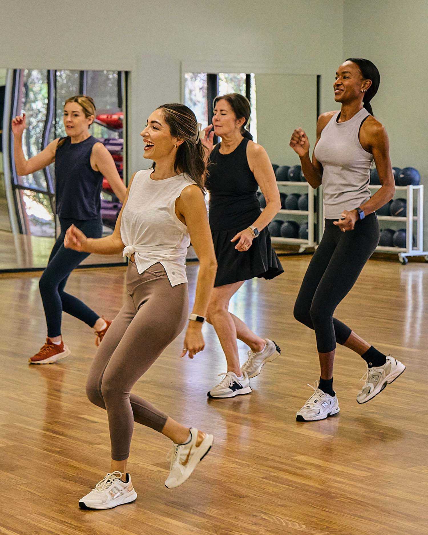 a group of people dancing at Canyon Ranch