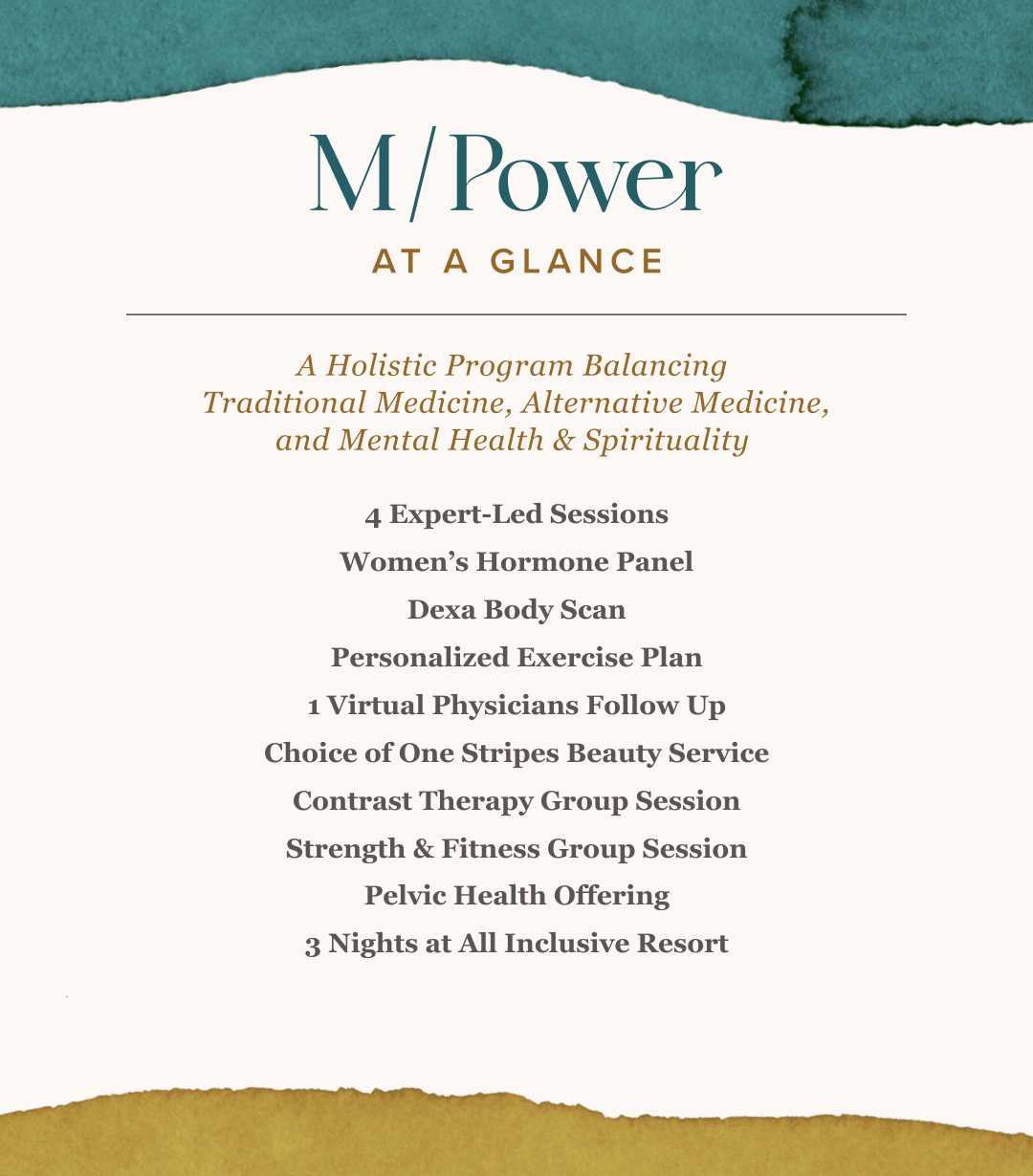 What's included in MPower