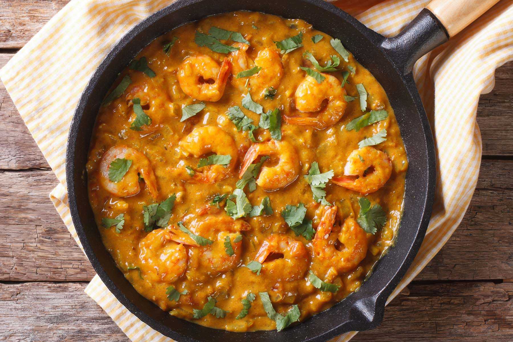 Red Thai Shrimp Curry 