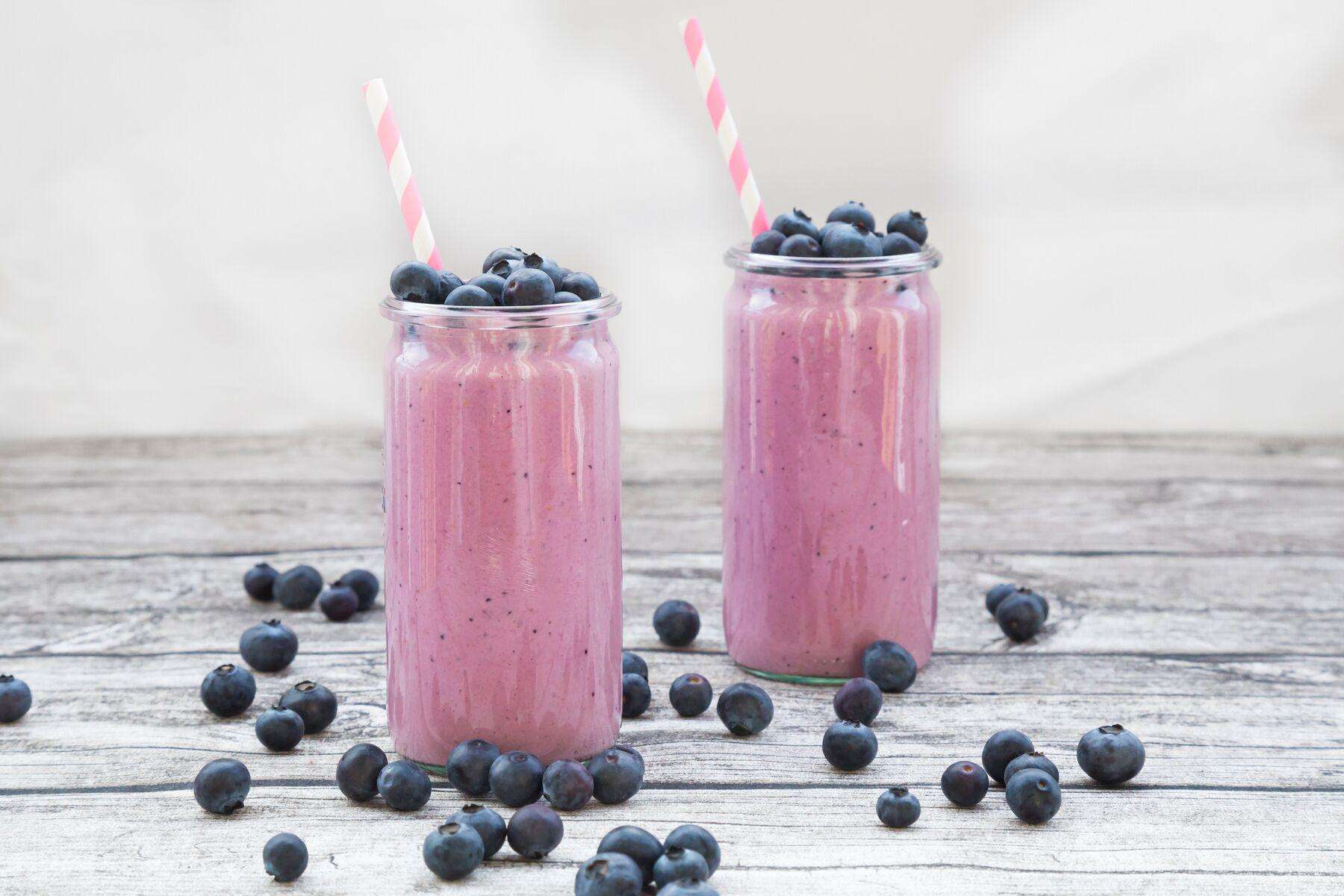 Blueberry Peanut Butter Smoothie