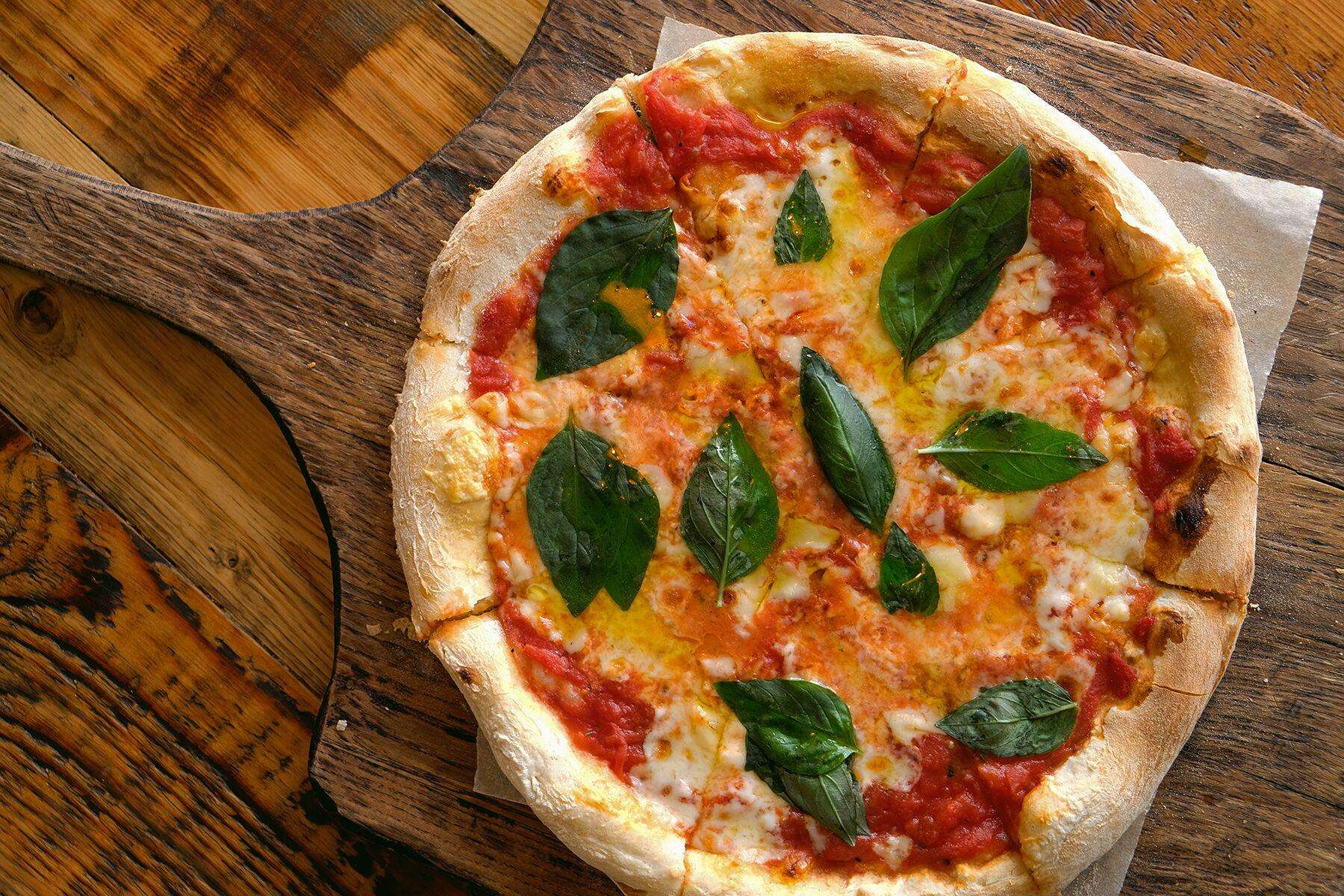 A Margherita Pizza.
