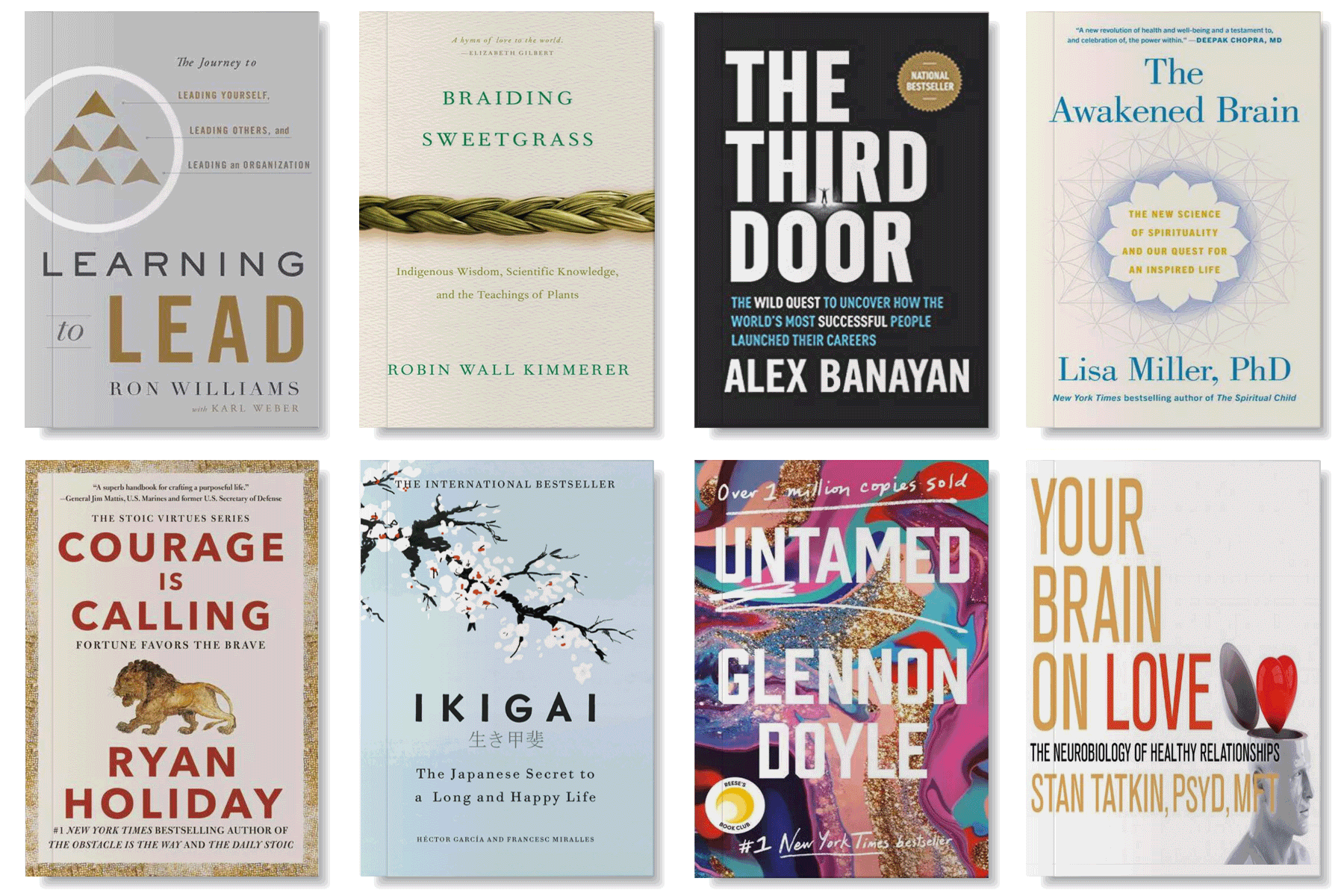 GIF of selection of books.