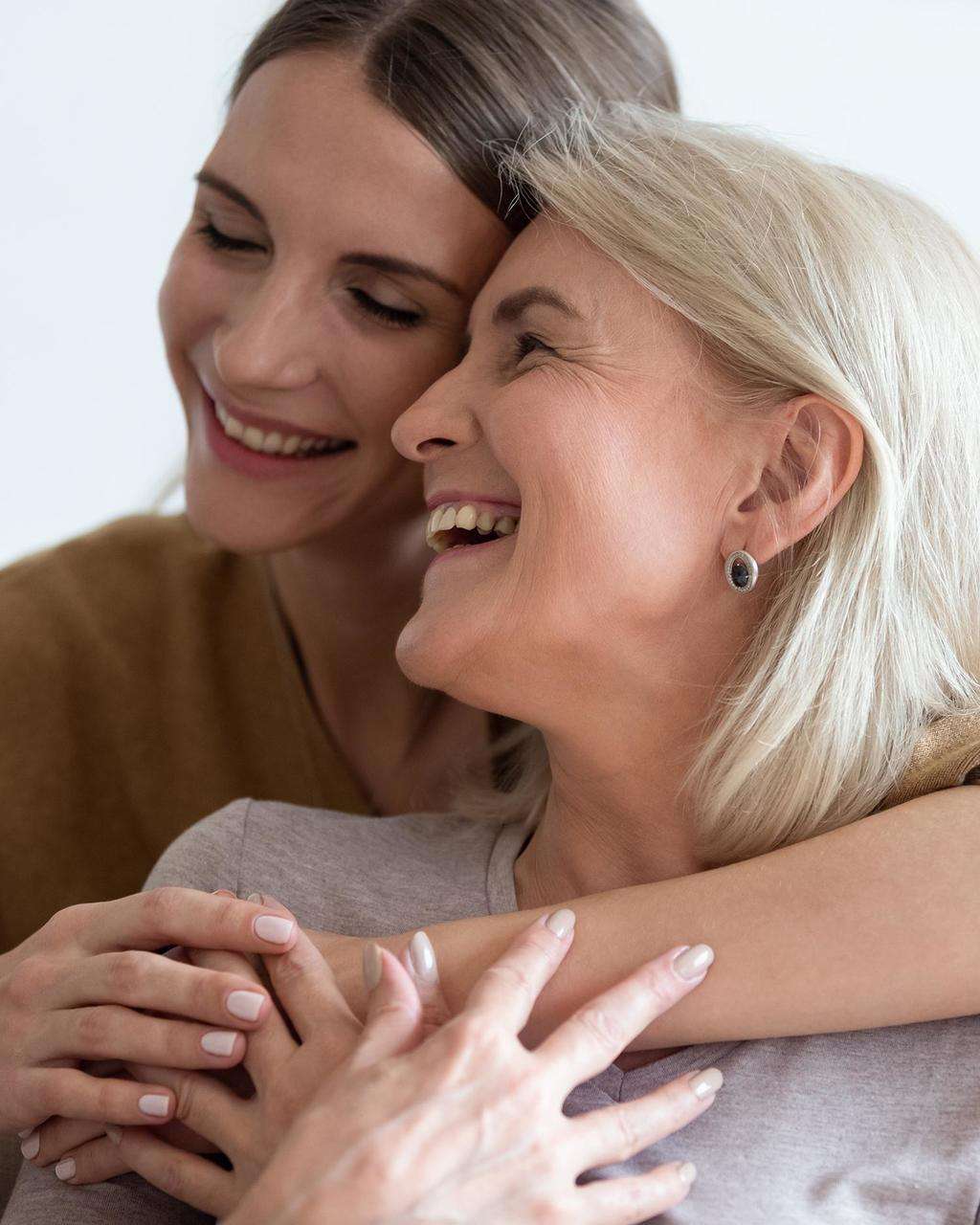 A woman and her mother
