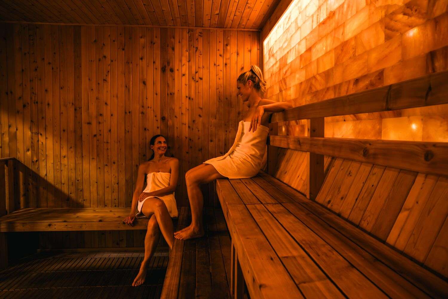 A woman getting a facial