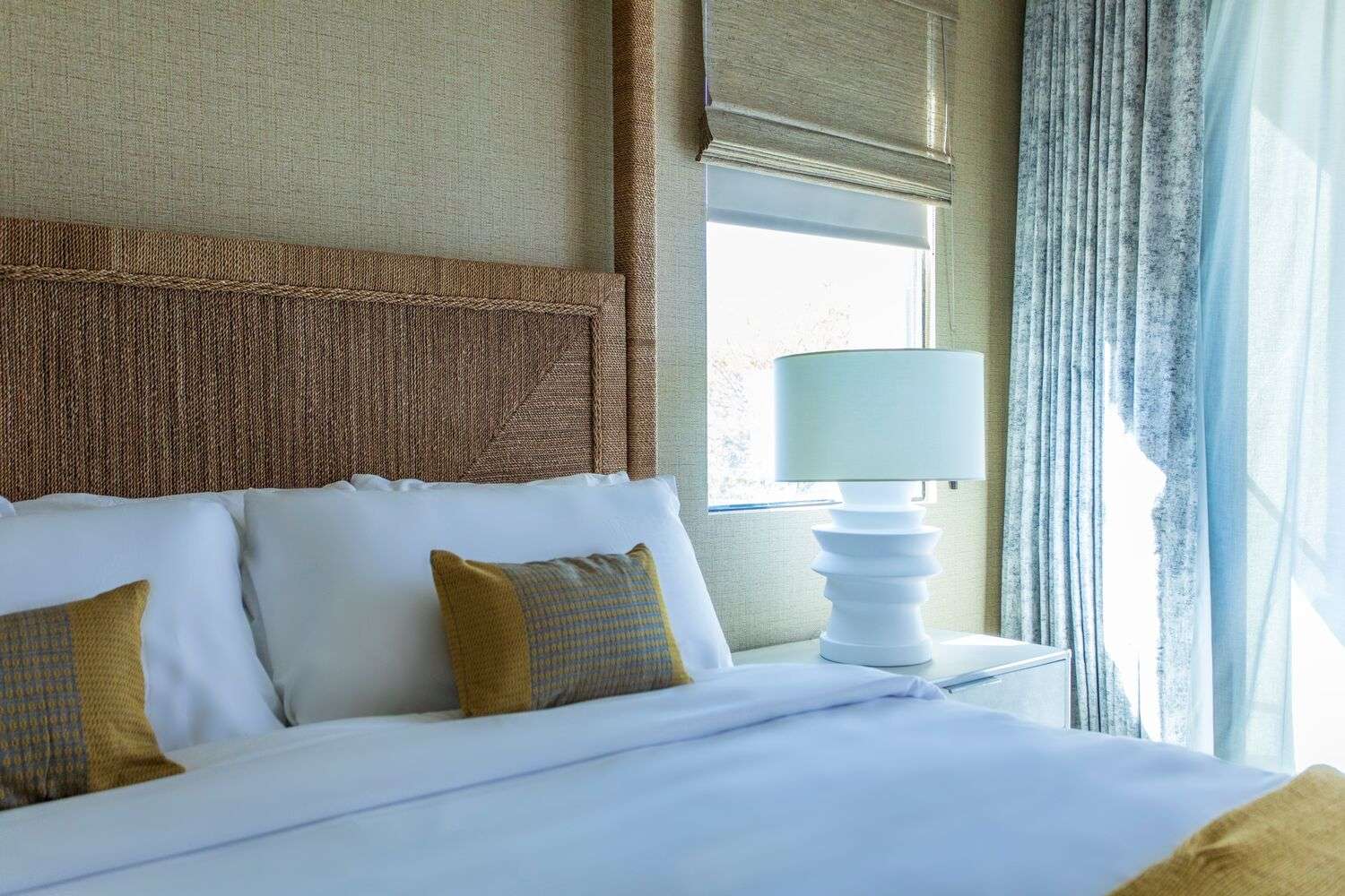 Close Up Bedroom Nightstand 