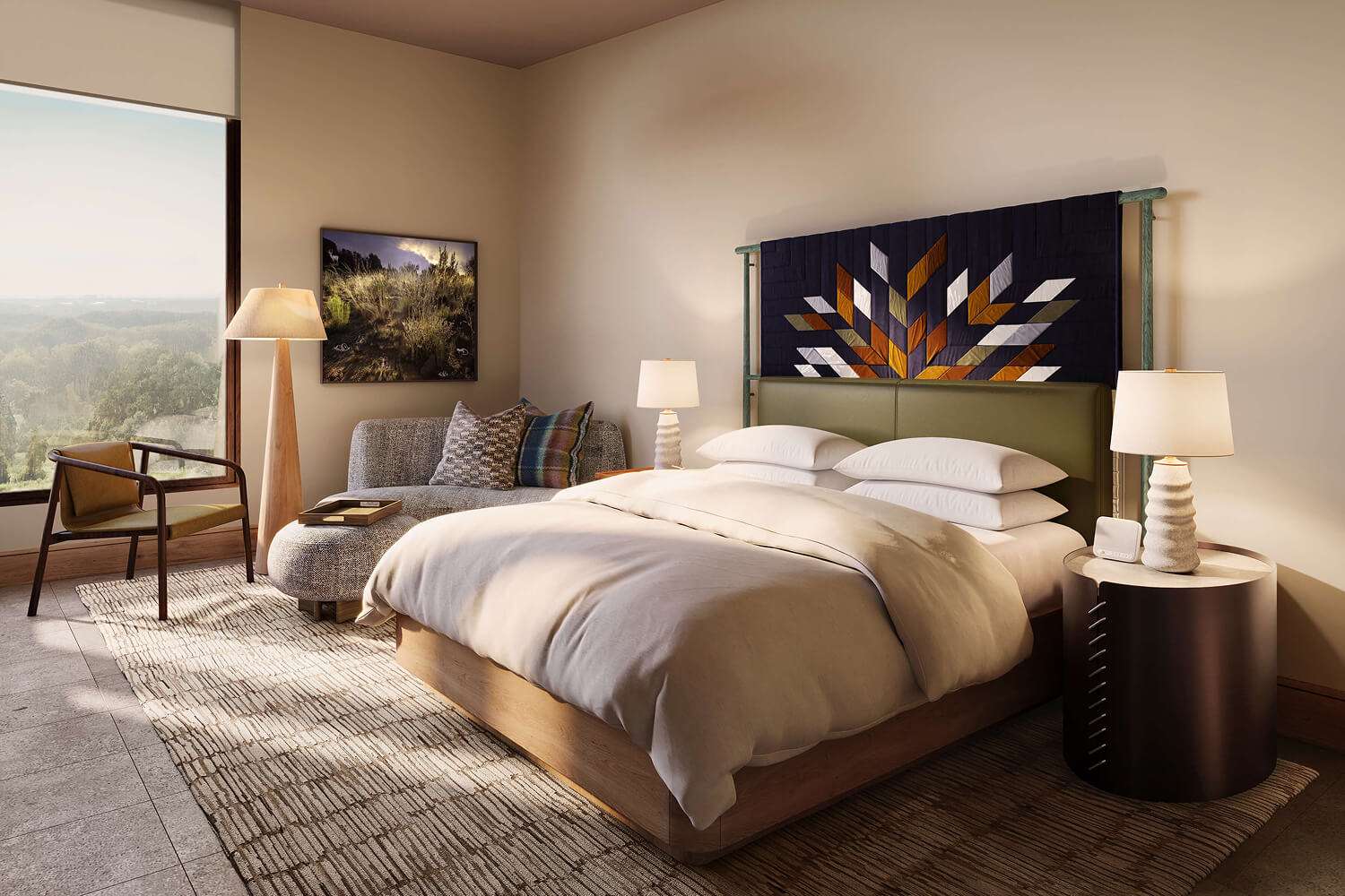 A guestroom at Canyon Ranch Austin