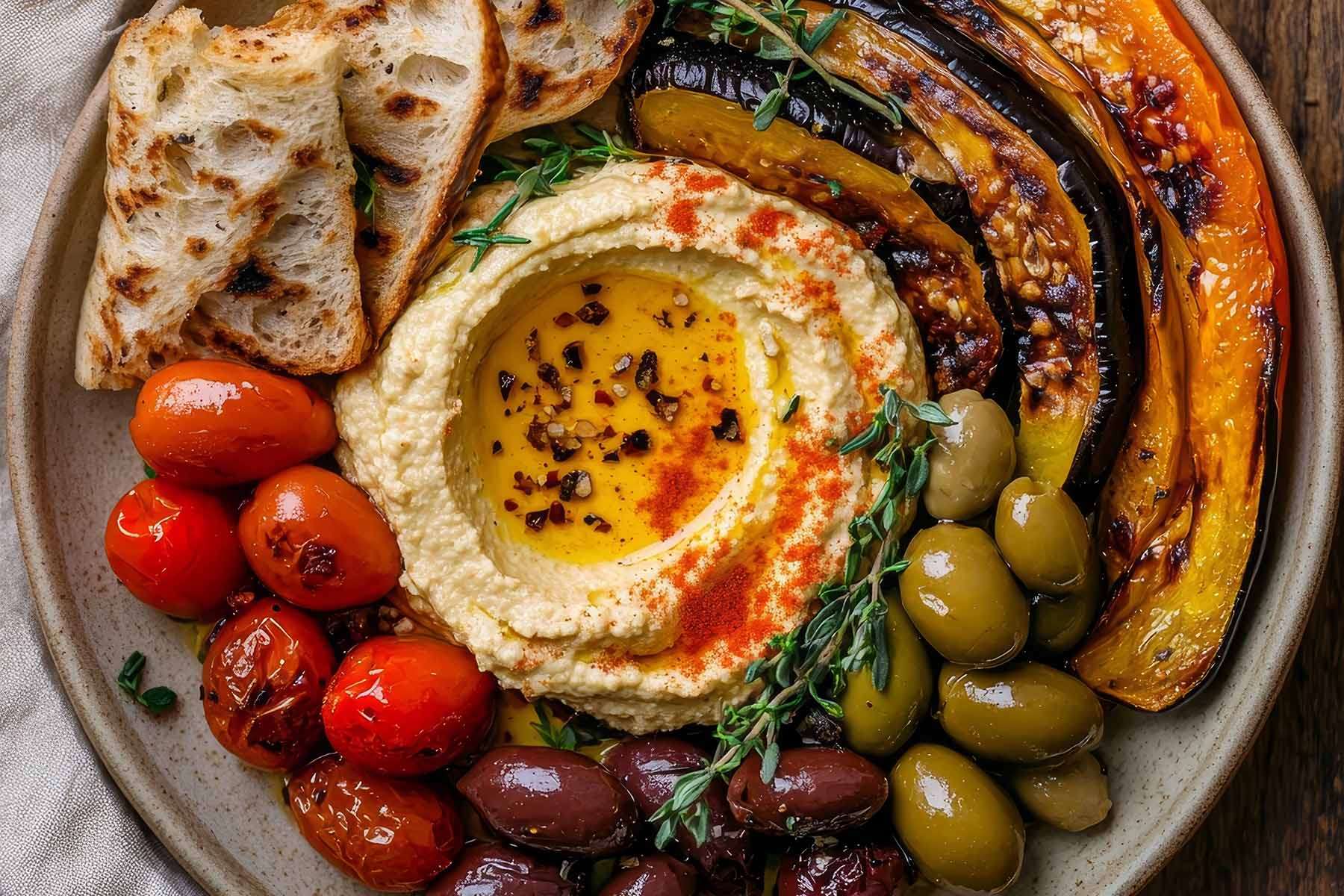 Three Sisters Mezze Platter 