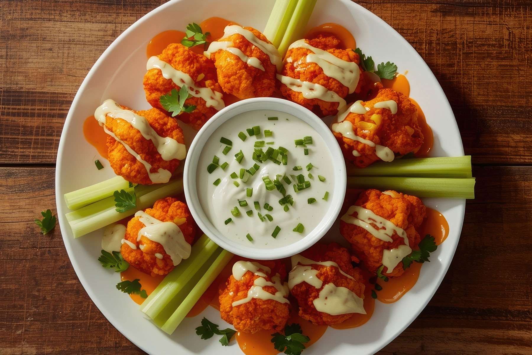Chipotle Cauliflower Hot Wings 
