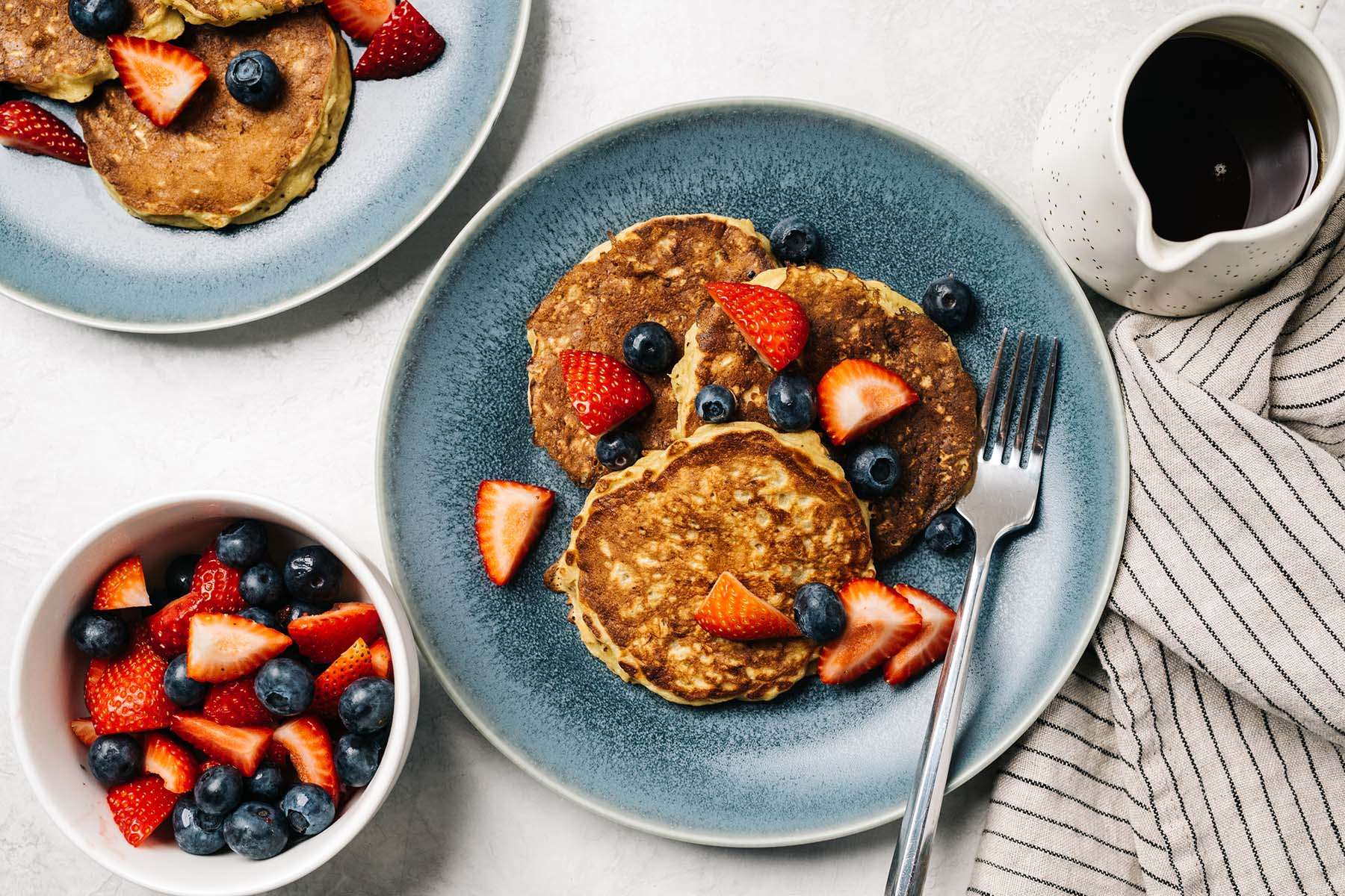Berry Protein Pancakes 