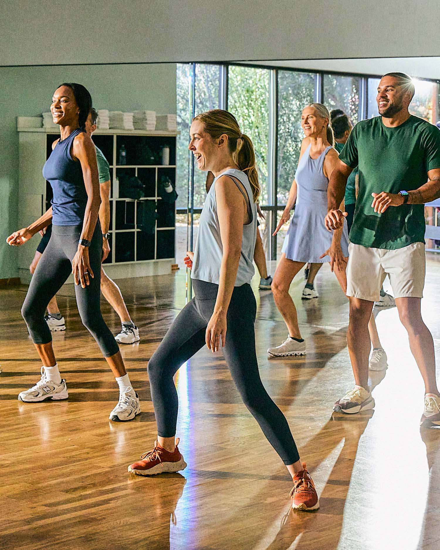 a group of people dancing at Canyon Ranch