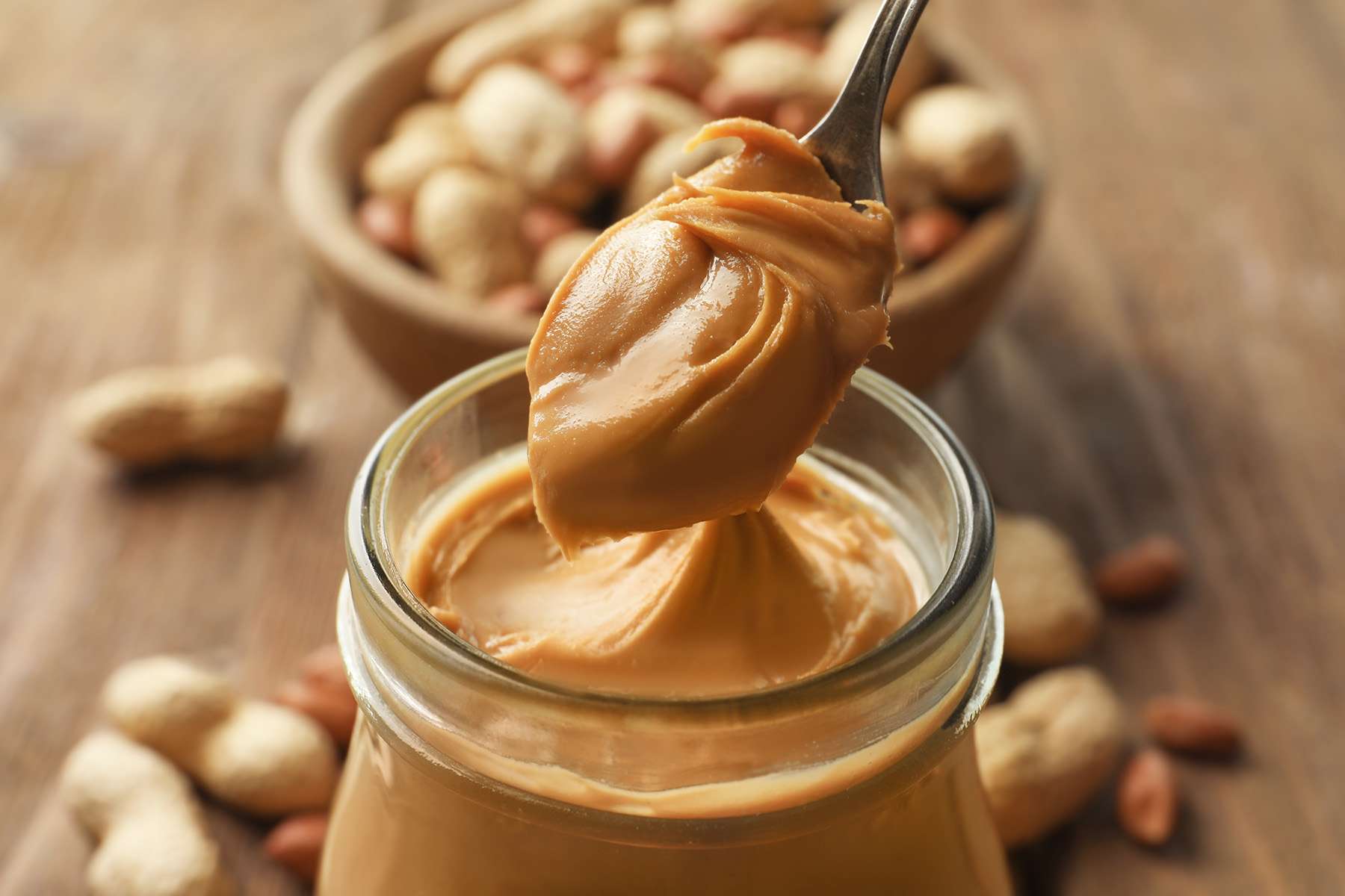 a jar of peanut butter