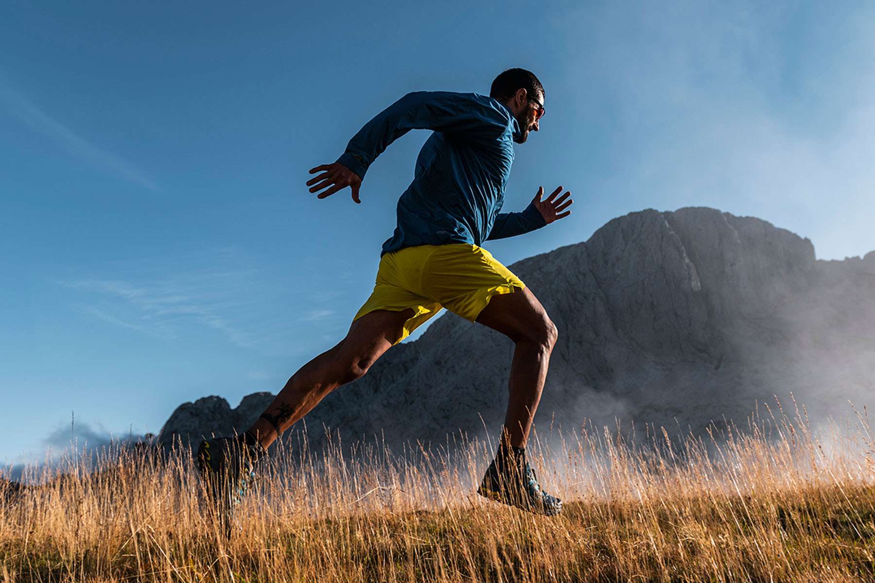 a man running