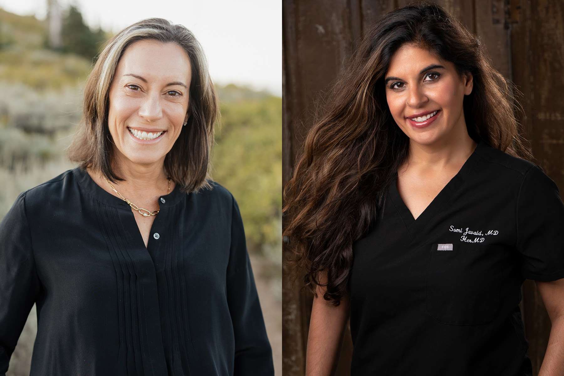 Headshot of Dr. Jennifer Wagner and Dr. Somi Javaid 