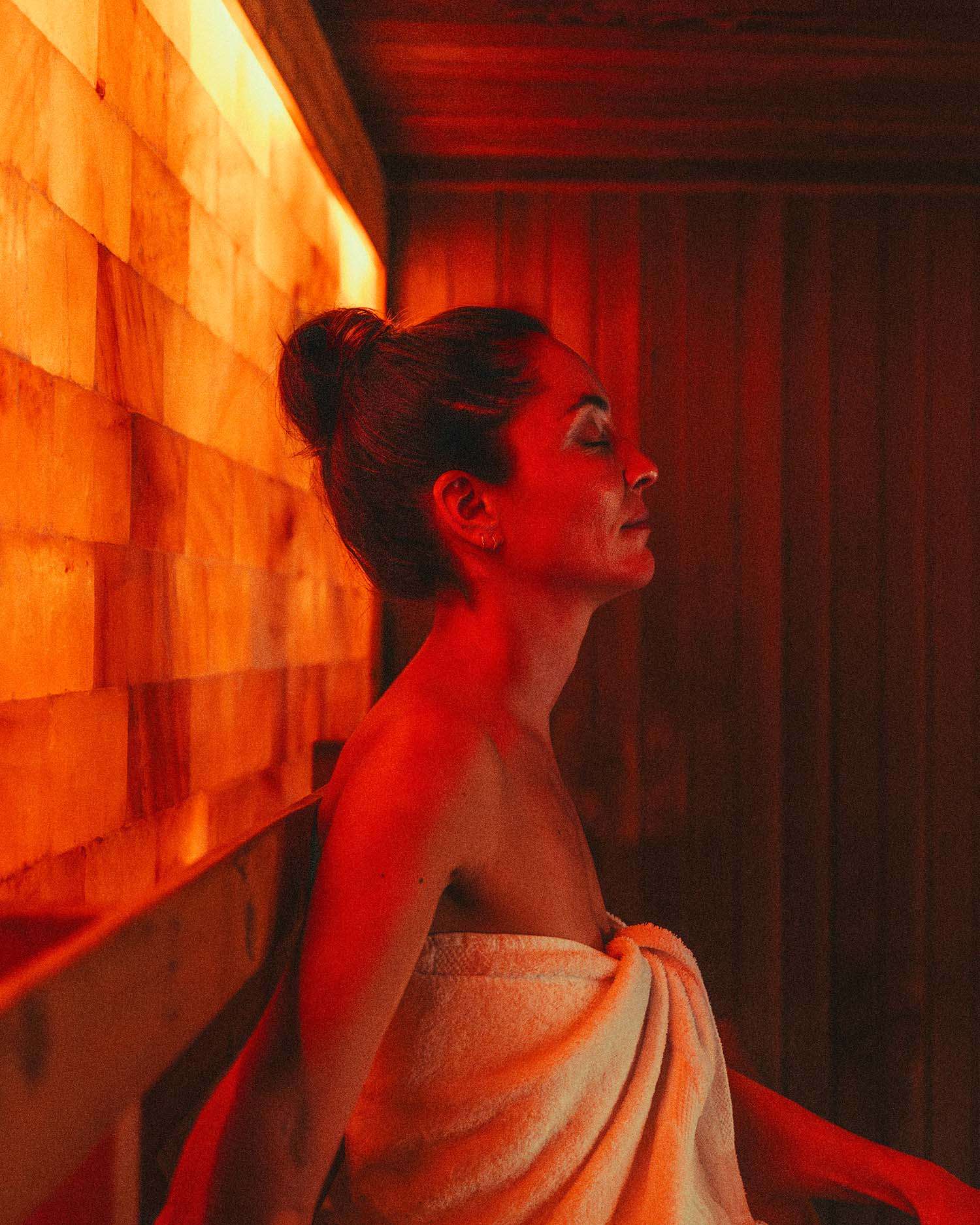 Woman In the Sauna 