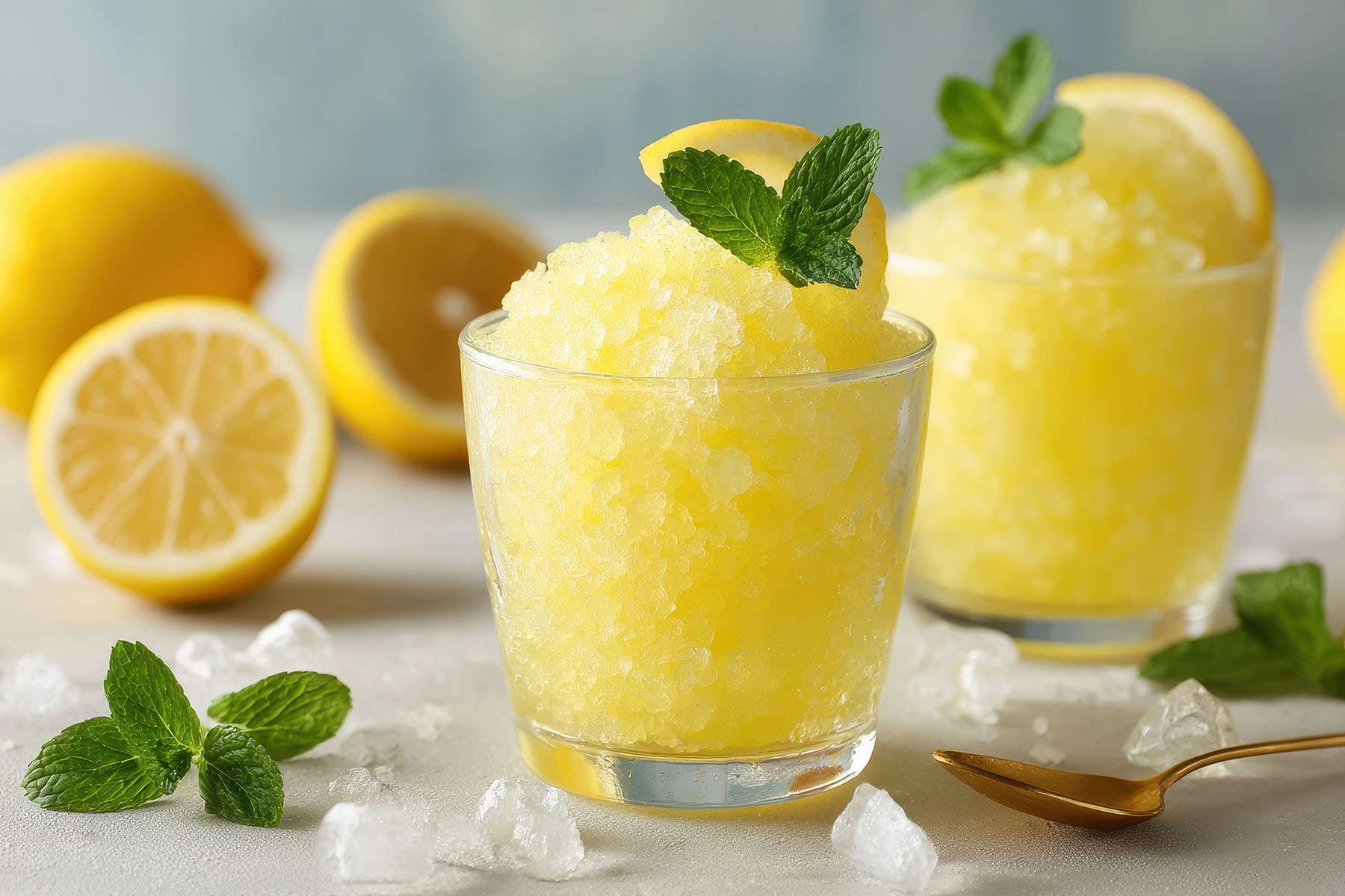 Citrus Ginger Granita 