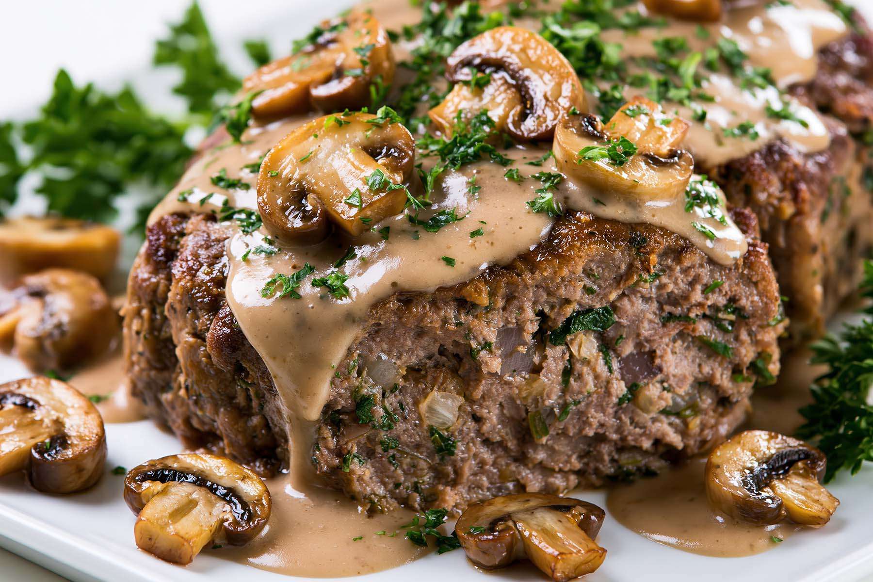 Turkey & Mushroom Meatloaf 