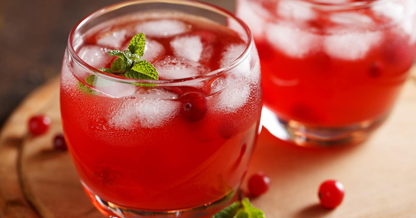 Cranberry and Sage Mocktail Canyon Ranch