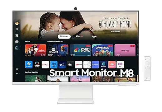 Imagem do produto Smart Monitor M8 32" Samsung LS32DM801ULXZD em Fast Shop