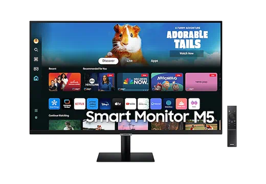 Imagem do produto Smart Monitor M5 27" Samsung LS27DM500ELXZD em Fast Shop