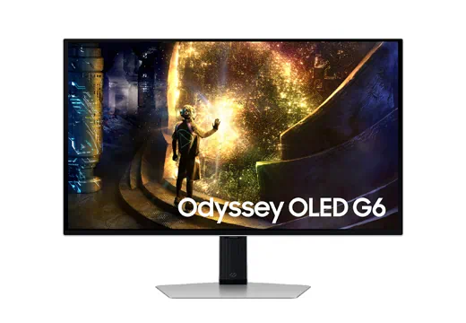 Imagem do produto Monitor Gamer Odyssey OLED G6 240Hz 27" Samsung LS27DG612SLXZD em Fast Shop