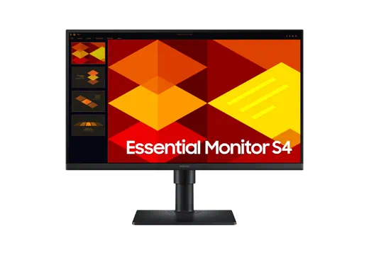 Imagem do produto Monitor Essential S4 24" FHD 100Hz Samsung LS24D400GALMZD em Fast Shop