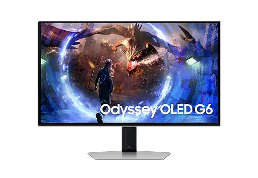 Imagem do produto Monitor Gamer Odyssey OLED G6 360Hz 27" Samsung LS27DG600SLXZD em Fast Shop
