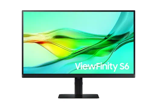 Imagem do produto Monitor ViewFinity S6 27” 2024 Samsung LS27D600UALXZD em Fast Shop