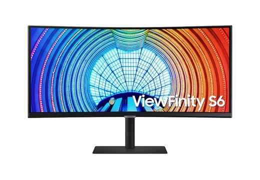 Imagem do produto Monitor Samsung ViewFinity S6 34” Samsung LS34A650UBUXEN em Ponto Frio
