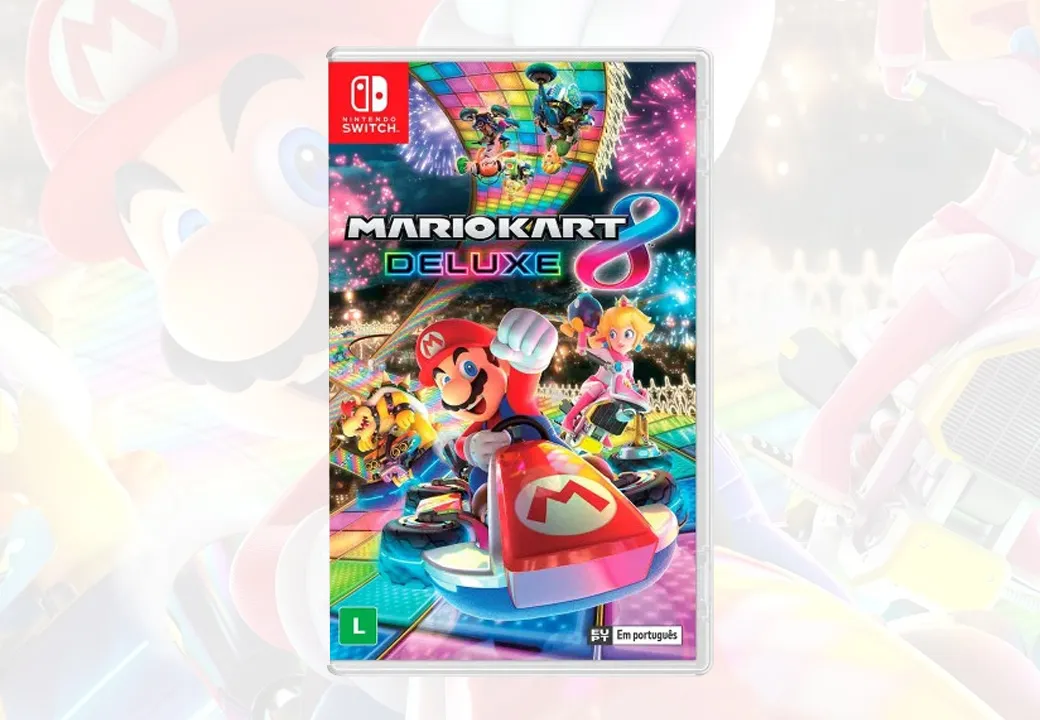 Imagem do produto Mario Kart 8 Deluxe Switch - Físico em Magazine Luiza