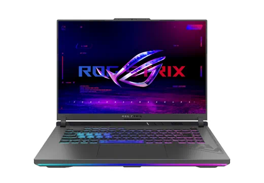 Imagem do produto Notebook Gamer ASUS ROG Strix G16, NVidia RTX 4060, Intel Core i9, 16GB, 512GB SSD, Windows 11 Home, Eclipse Gray - G614JV-N3094W em Fast Shop