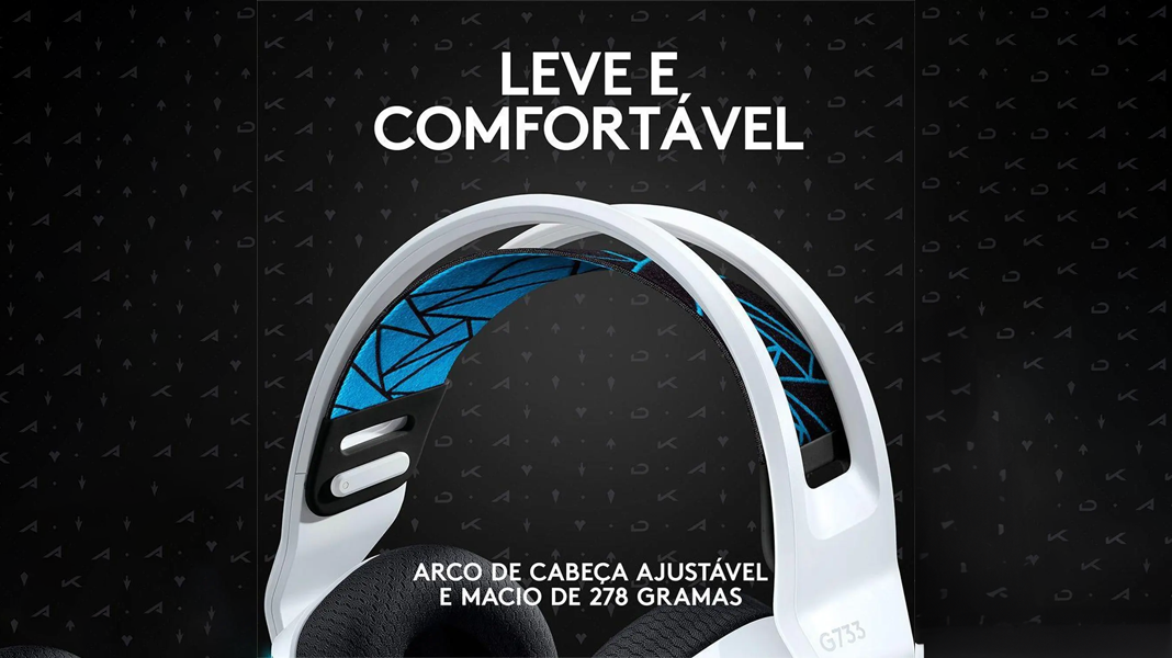 Headset Gamer Sem Fio Logitech G733 K/DA 7.1 Dolby Surround - Edição ...