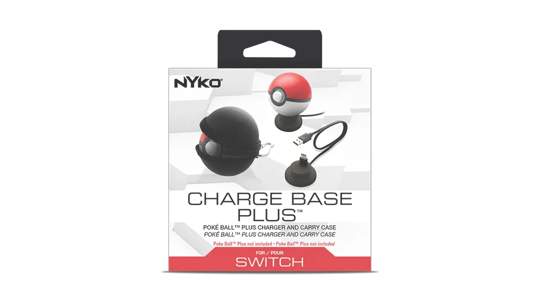 Charge Base Plus Poke Ball Nyko - Nintendo Switch - Charge Base Plus ...