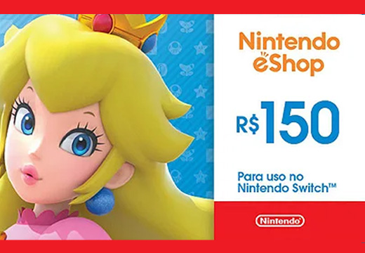 Gift Card Digital 150 Reais Nintendo - Switch - Gift Card Nintendo ...