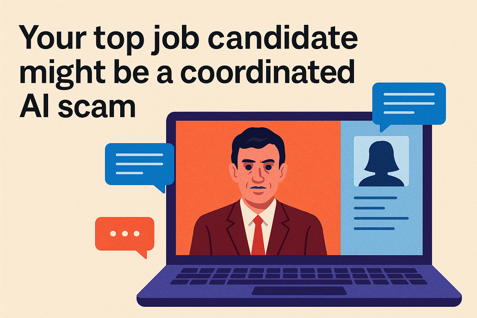 LeadDev Article: Your top job candidate might be a coordinated AI scam