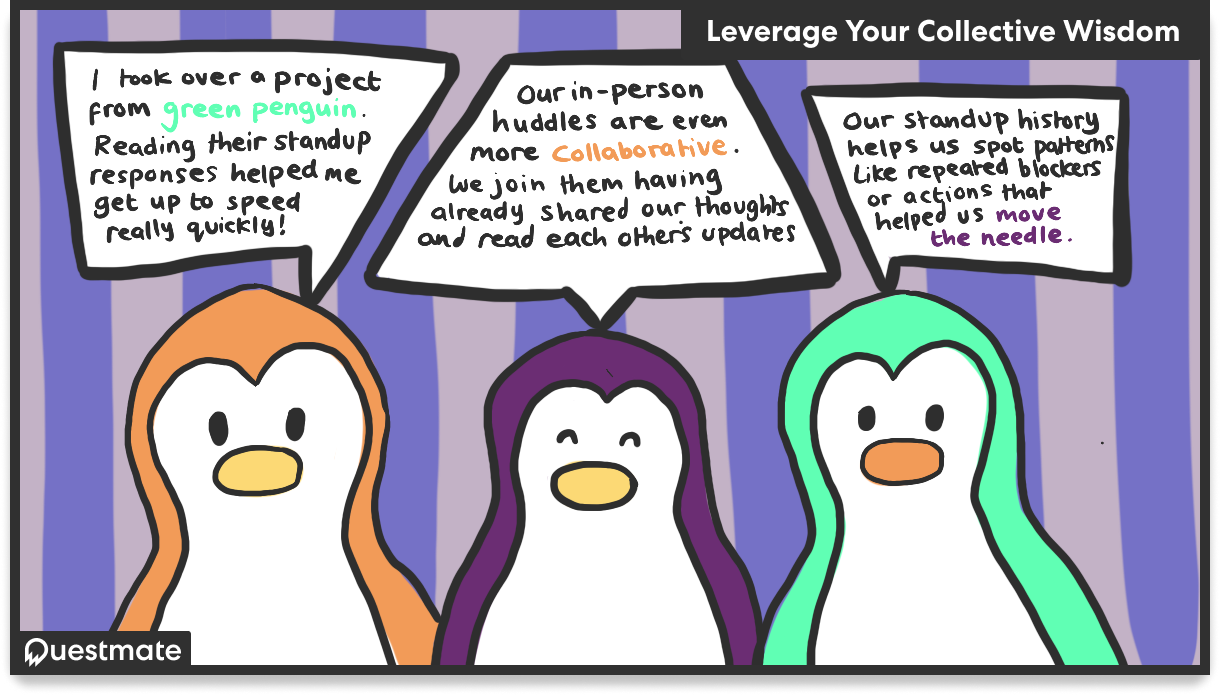 6438c07c3d4e6938accd2692_leverage-your-teams-collective-wisdom.png Penguins sharing their wisdom