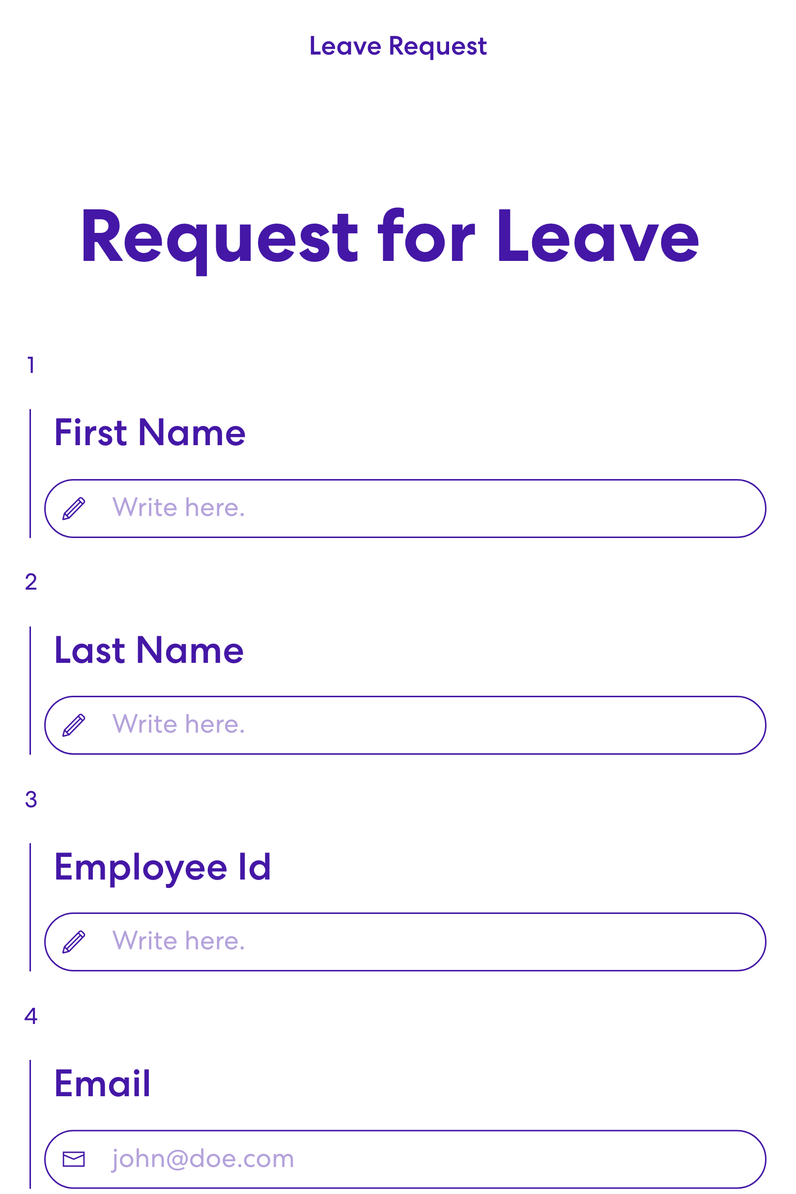 Leave Request