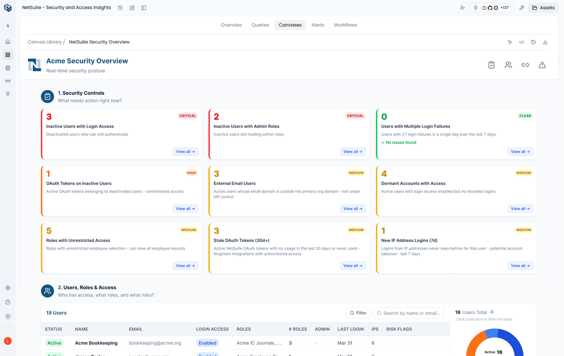 NetSuite - Security and Access Insights App by Sola
