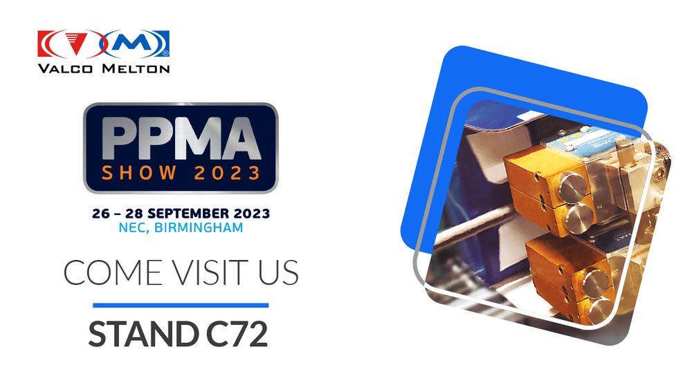 Valco Melton’s EcoStitch all-electric gluing technology at PPMA 2023