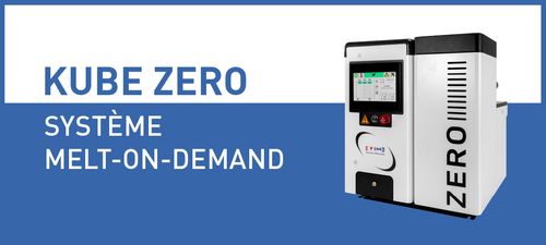 Kube Zero: Améliorer votre productivité avec la fonte à la demande d'adhésif